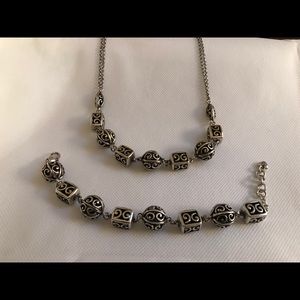 Brighton necklace and bracelet set. Includes both.